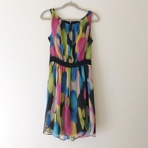 The Limited colorful chiffon dress 🎨